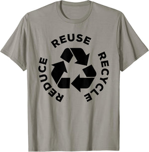 Reduce Reuse Recycle - Earth Day Shirt Gift Mother Earth T-Shirt - T-Shirt | Sand