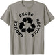 Reduce Reuse Recycle - Earth Day Shirt Gift Mother Earth T-Shirt - T-Shirt | Sand