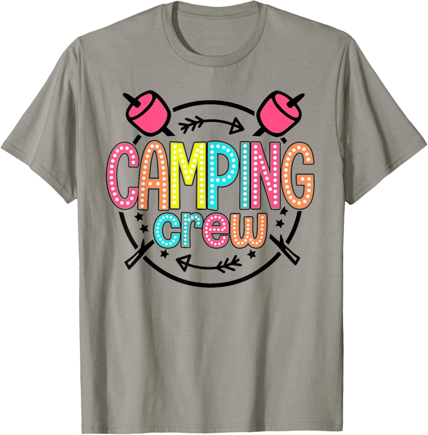 Family Camper Group Camping Crew Camping Matching T-Shirt - T-Shirt | Sand