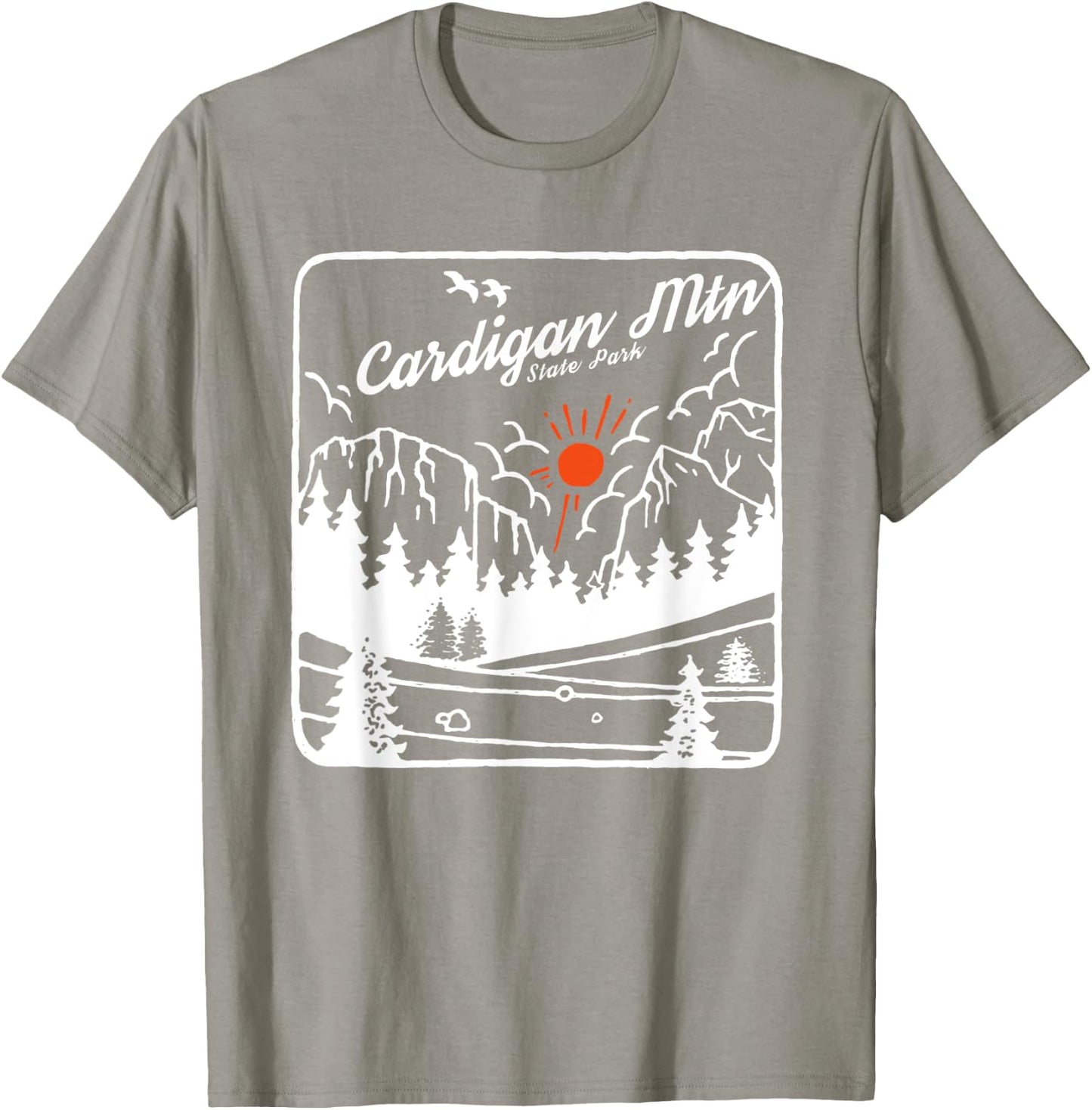 Cardigan Mountain State Park New Hampshire Modern Cool NH T-Shirt - T-Shirt | Sand