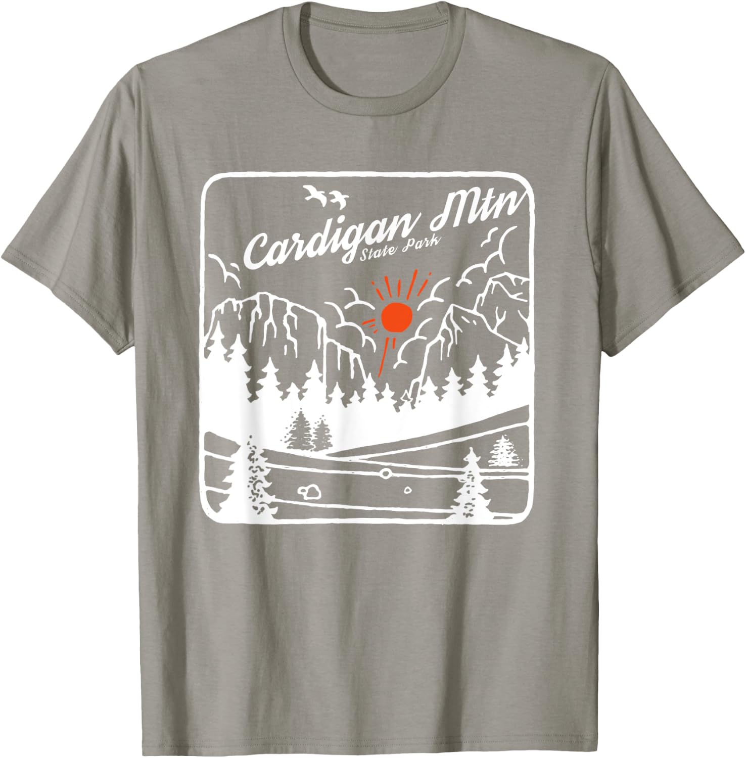 Cardigan Mountain State Park New Hampshire Modern Cool NH T-Shirt - T-Shirt | Sand