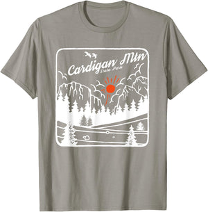 Cardigan Mountain State Park New Hampshire Modern Cool NH T-Shirt - T-Shirt | Sand