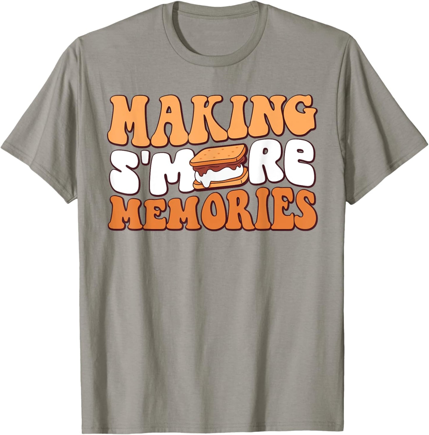 Making S'more Memories Marshmallow Smores Lover Funny T-Shirt - T-Shirt | Sand