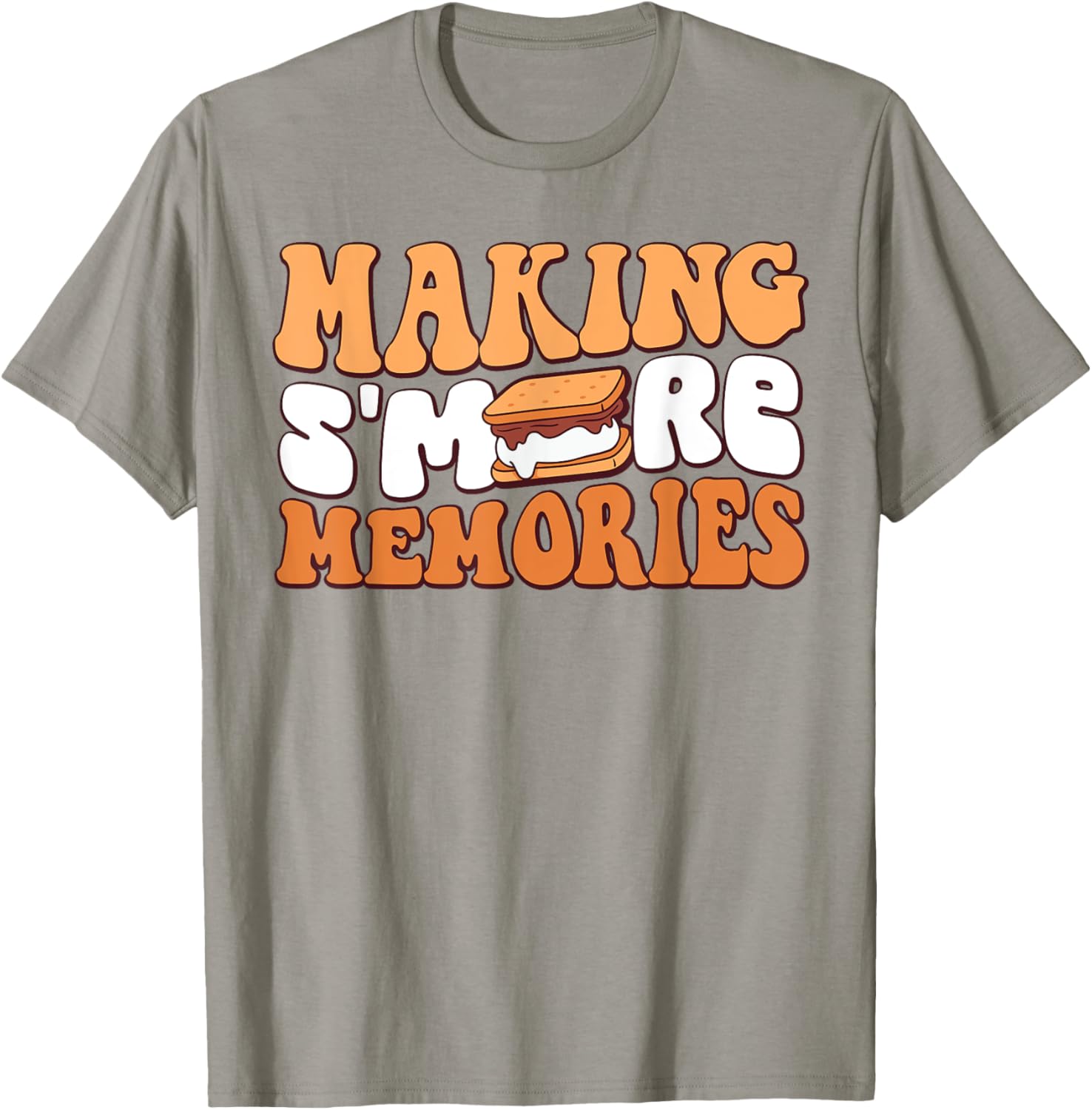 Making S'more Memories Marshmallow Smores Lover Funny T-Shirt - T-Shirt | Sand
