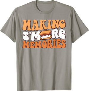 Making S'more Memories Marshmallow Smores Lover Funny T-Shirt - T-Shirt | Sand