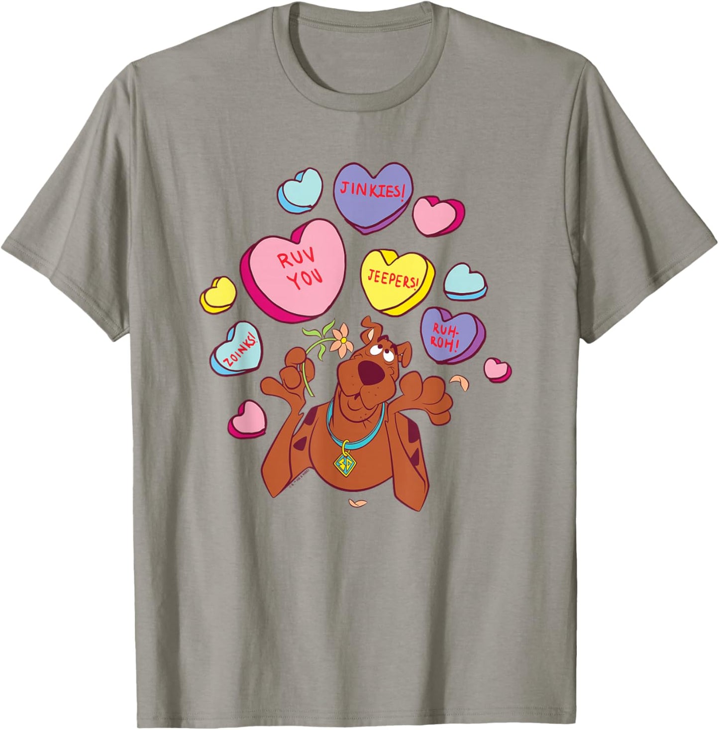 Scooby-Doo Valentine's Day Heart Candy T-Shirt - T-Shirt | Sand