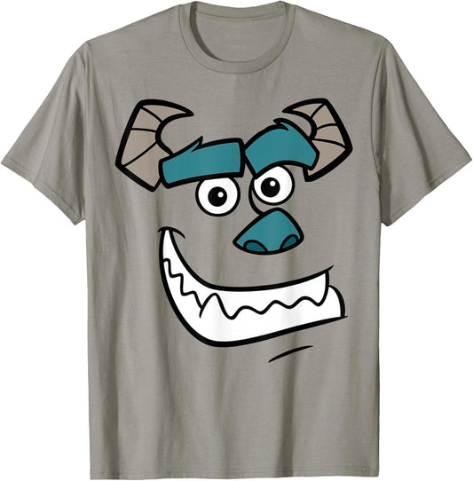 Disney Pixar Monsters Inc Sulley Face Costume T-Shirt - T-Shirt | Sand