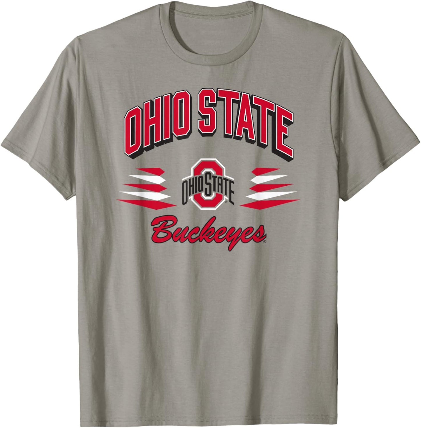 Ohio State Buckeyes Diamond Gray Officially Licensed T-Shirt - T-Shirt | Sand