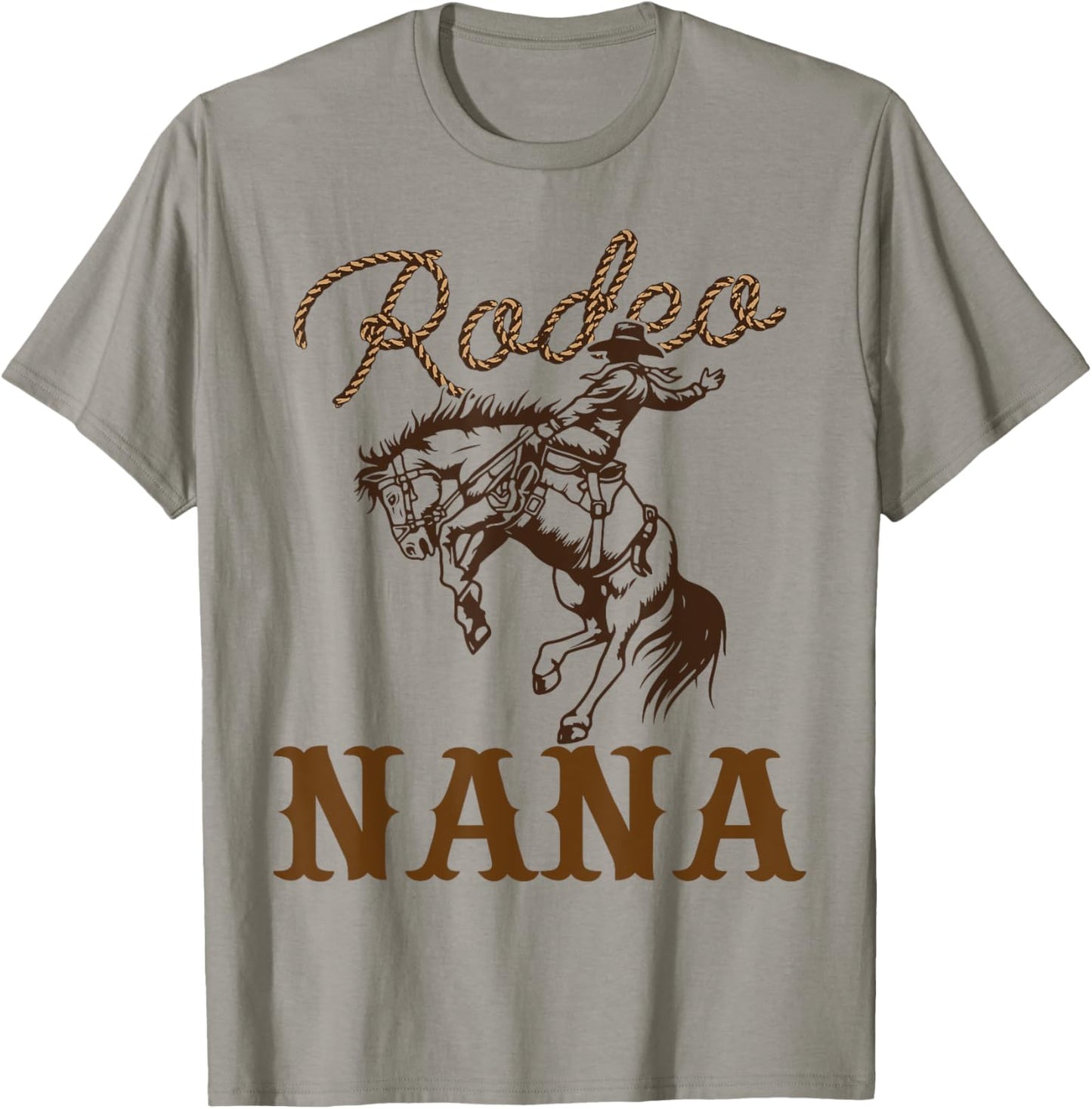 Nana Birthday Cowboy Cowgirl Western Rodeo Grandma Party T-Shirt - T-Shirt | Sand