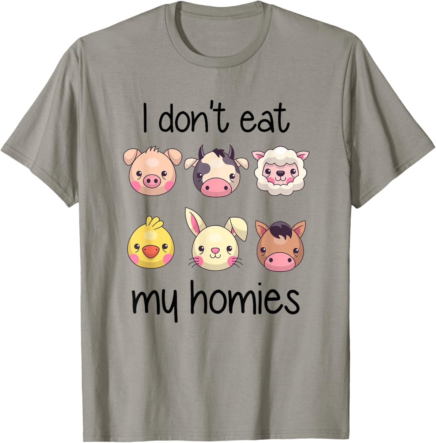 I Don't Eat My Homies Vegan Shirt Kids Toddler Boys Girls T-Shirt - T-Shirt | Sand