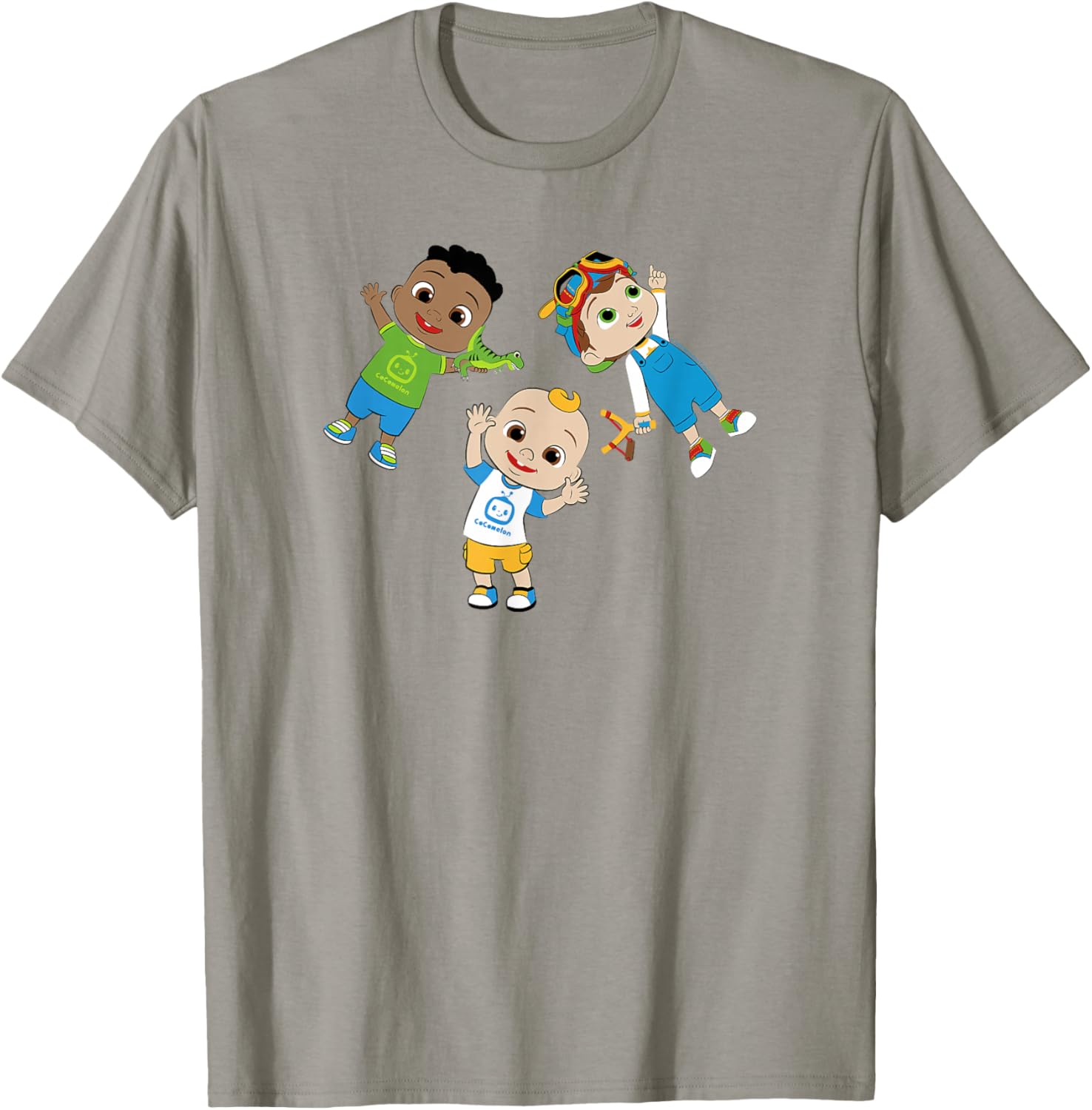 CoComelon Classic Children Group Shot T-Shirt - T-Shirt | Sand