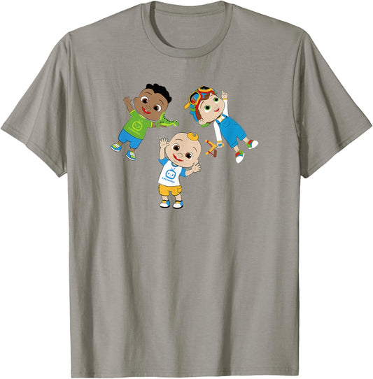 CoComelon Classic Children Group Shot T-Shirt - T-Shirt | Sand