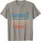 I Before E Funny English Grammar Exceptions To The Rule T-Shirt - T-Shirt | Sand