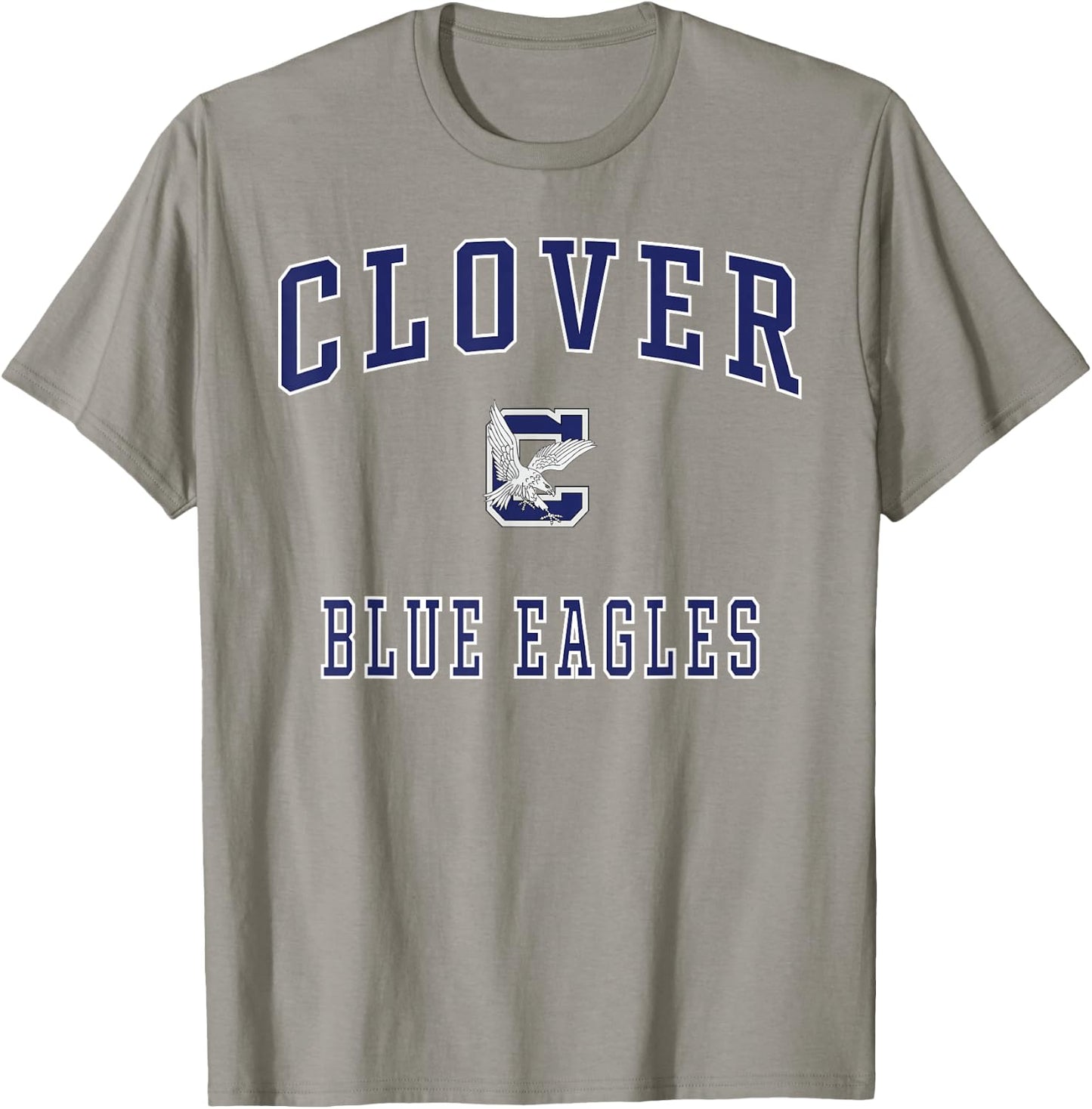 Clover High School Blue Eagles T-Shirt - T-Shirt | Sand