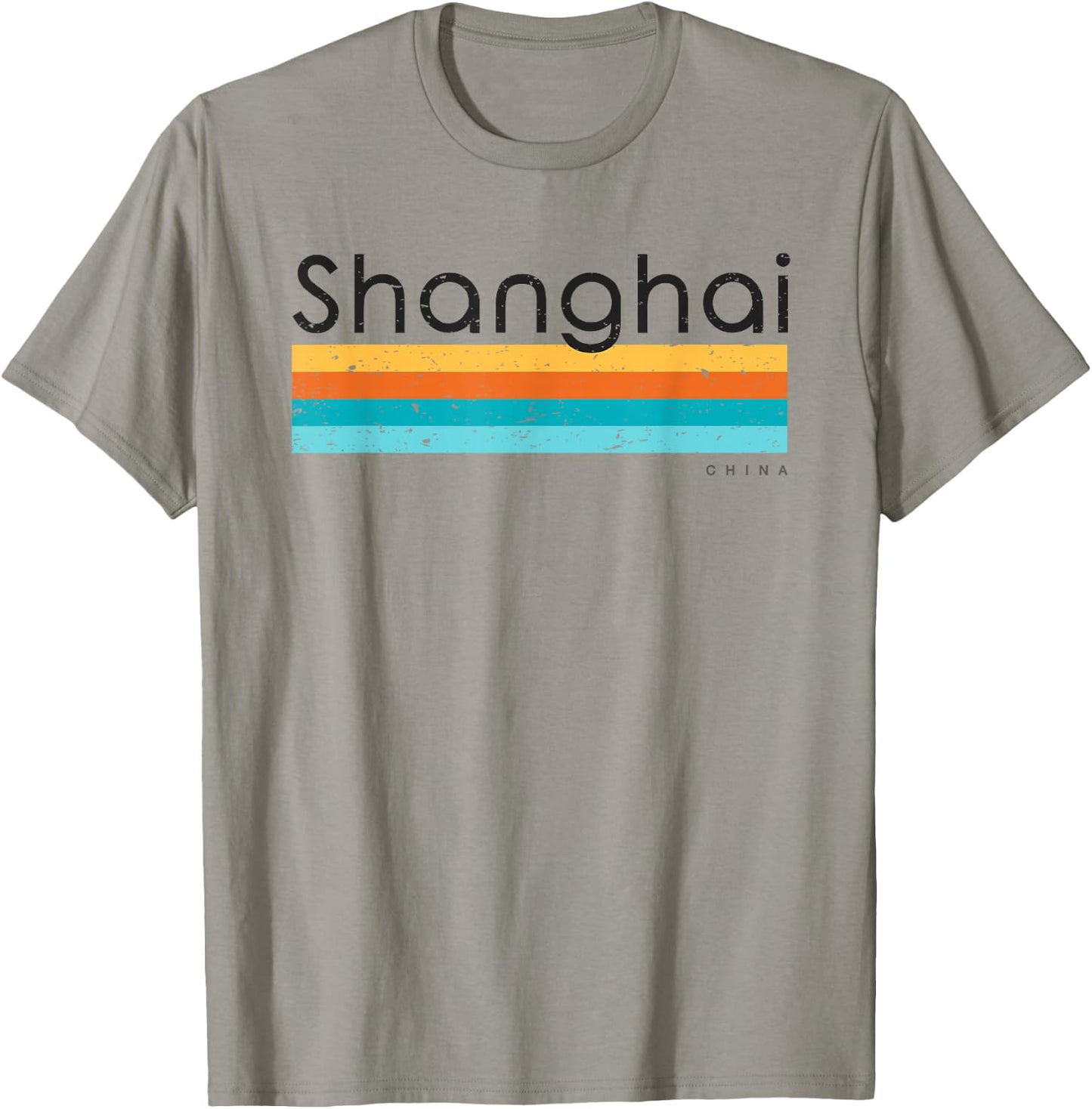 Vintage Shanghai China Retro Design T-Shirt - T-Shirt | Sand