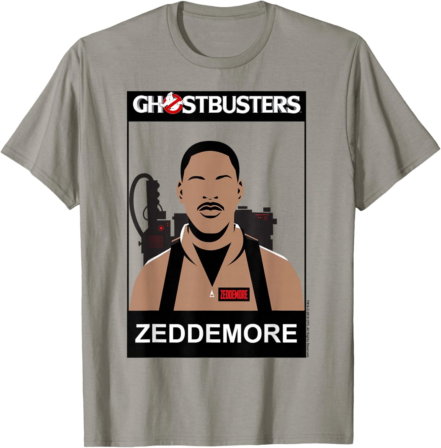 Ghostbusters Zeddemore Name Portrait T-Shirt - T-Shirt | Sand