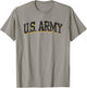 U.S. Army Military Vintage Gray Officially Licensed T-Shirt - T-Shirt | Sand