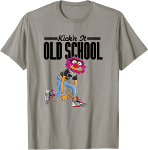 Disney The Muppets Kick'n It Old School Vintage Retro Animal T-Shirt - T-Shirt | Sand