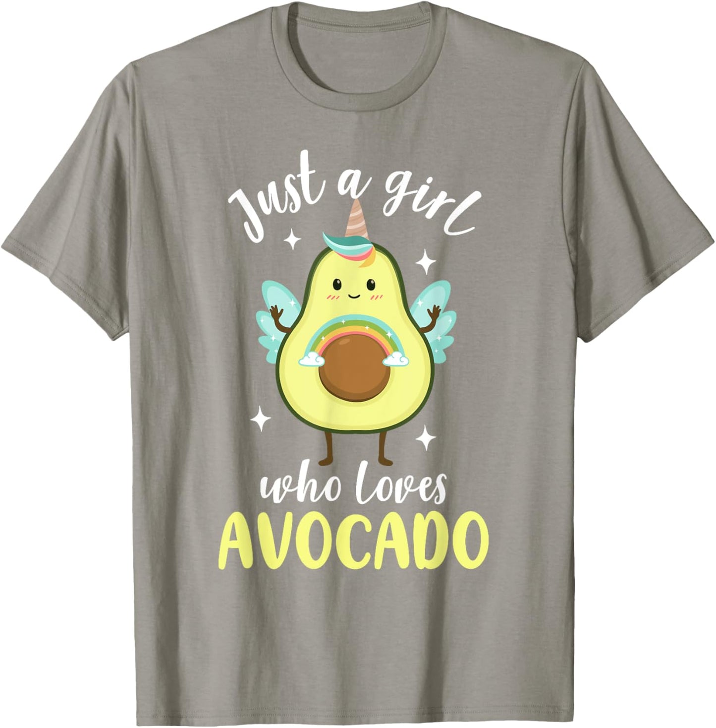 Avocado Shirt Kids Toddler Girl Just A Girl Loves Avocado T-Shirt - T-Shirt | Sand