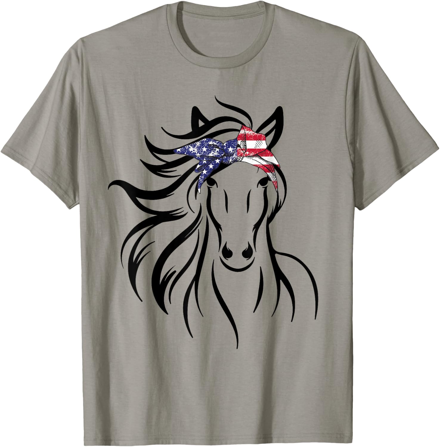 Women Horse Bandana for Horseback Riding Horse Lover T-Shirt - T-Shirt | Sand