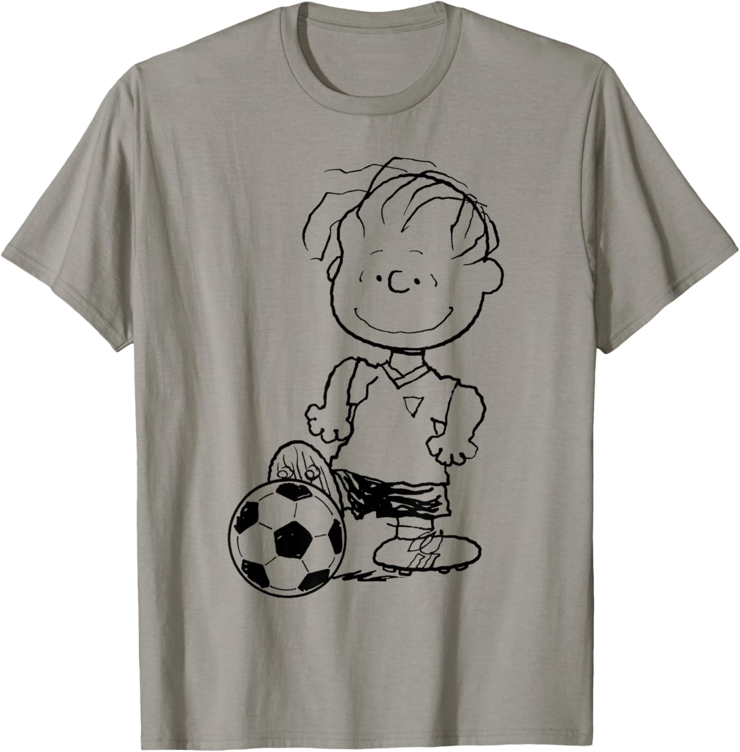 Peanuts Football Linus Van Pelt Skills T-Shirt - T-Shirt | Sand