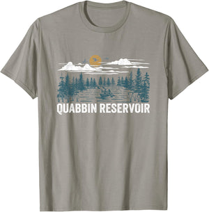 Quabbin Reservoir Massachusetts T-Shirt - T-Shirt | Sand