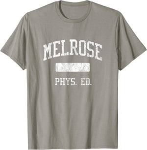 Melrose High School HS Melrose MA PHYS Ed T-Shirt - T-Shirt | Sand