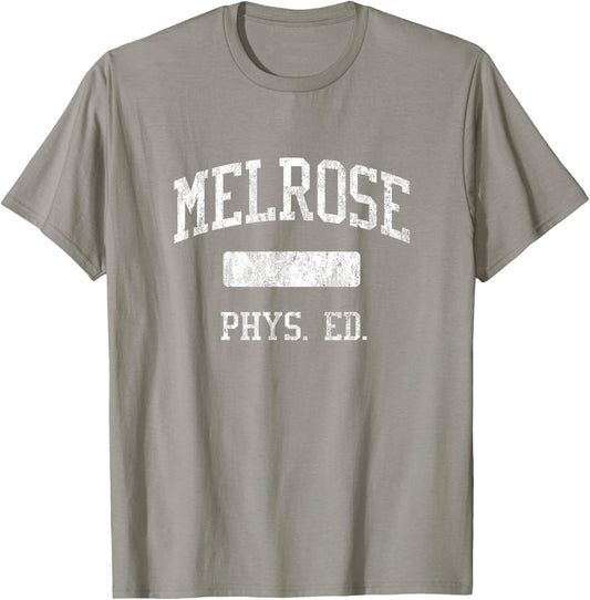 Melrose High School HS Melrose MA PHYS Ed T-Shirt - T-Shirt | Sand
