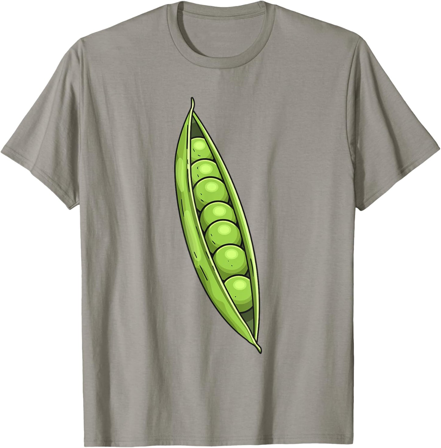 Peas In A Pod Costume Halloween Easy Cosplay Lazy DIY Outfit T-Shirt - T-Shirt | Sand
