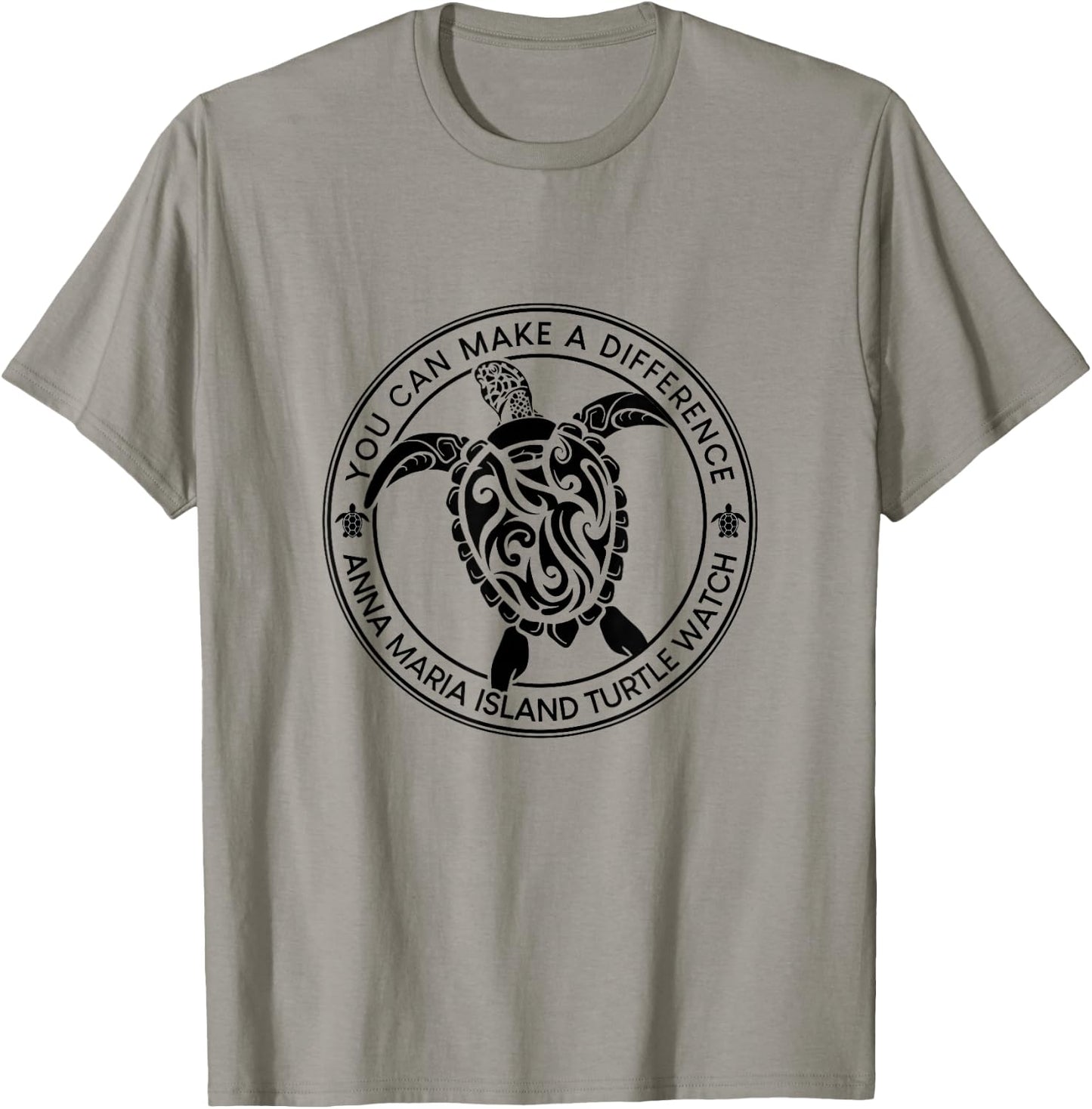 You Can Make A Difference Anna Maria Island Turtle Watch T-Shirt - T-Shirt | Sand