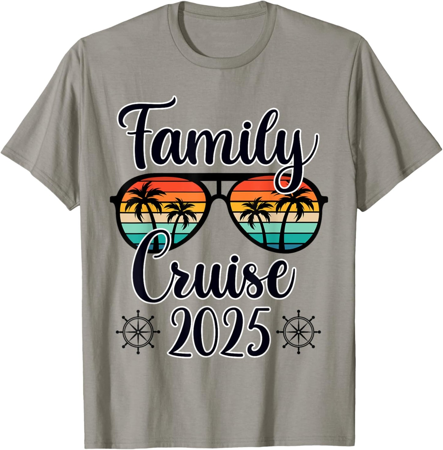 Family Cruise 2025 Summer Vacation Trip Matching Men Women T-Shirt - T-Shirt | Sand
