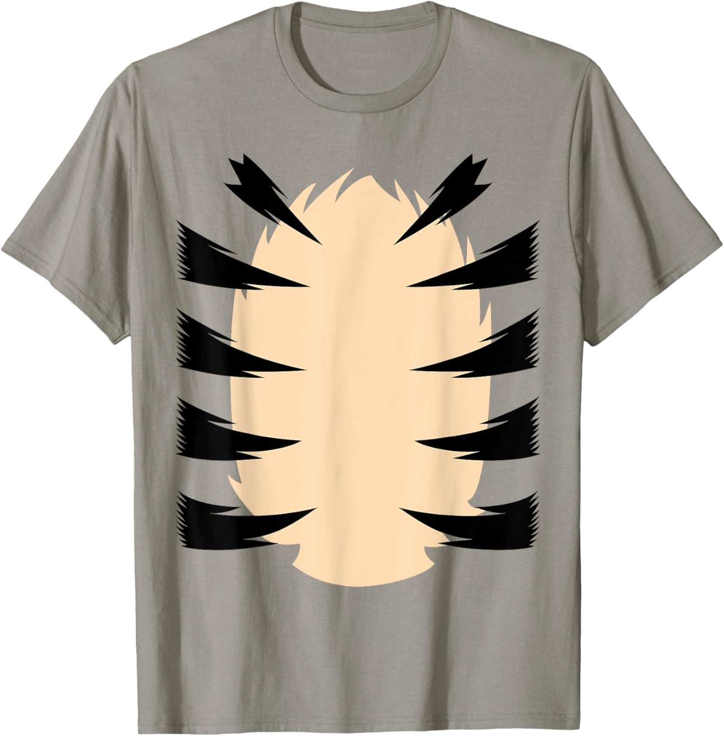 Tiger Stripes DIY Halloween Costume Tiger Belly Orange Tiger T-Shirt - T-Shirt | Sand
