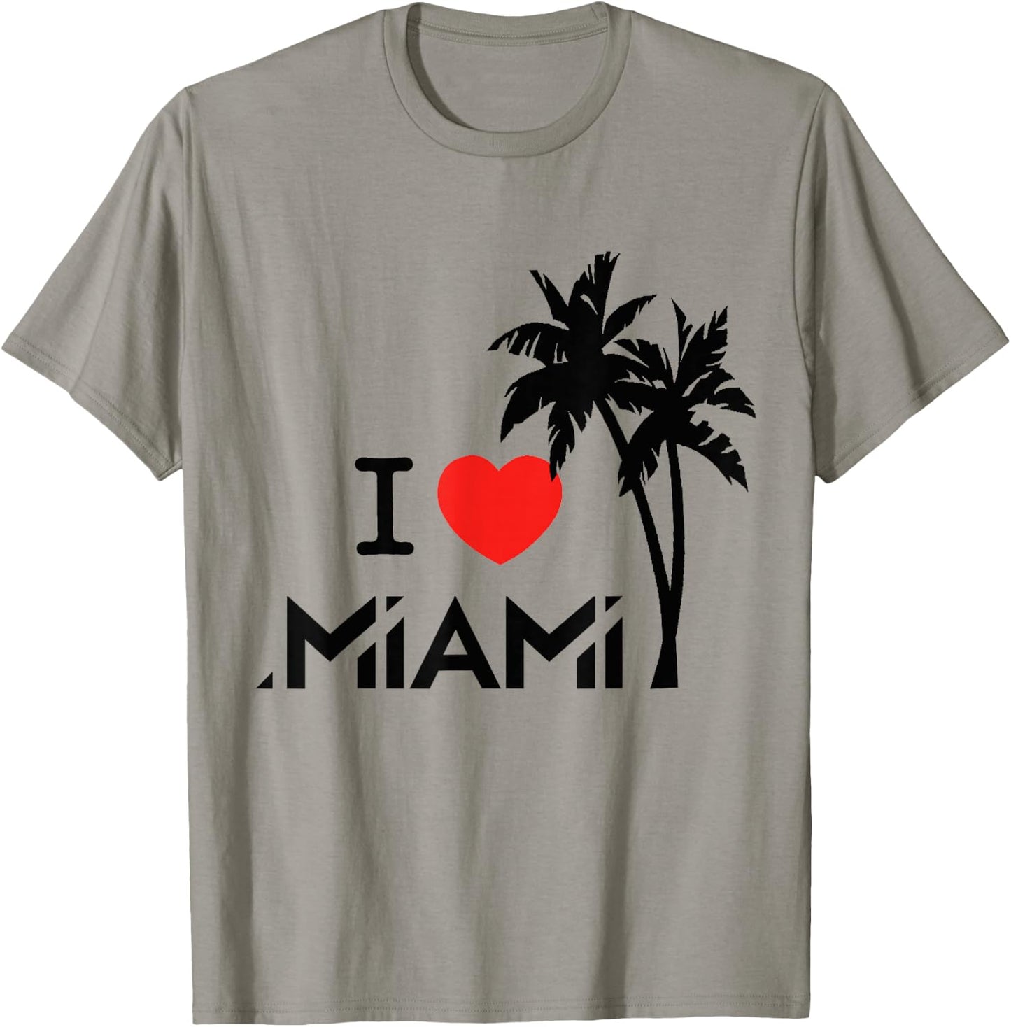 Miami , Miami Beach, USA , I Love Miami T-Shirt - T-Shirt | Sand