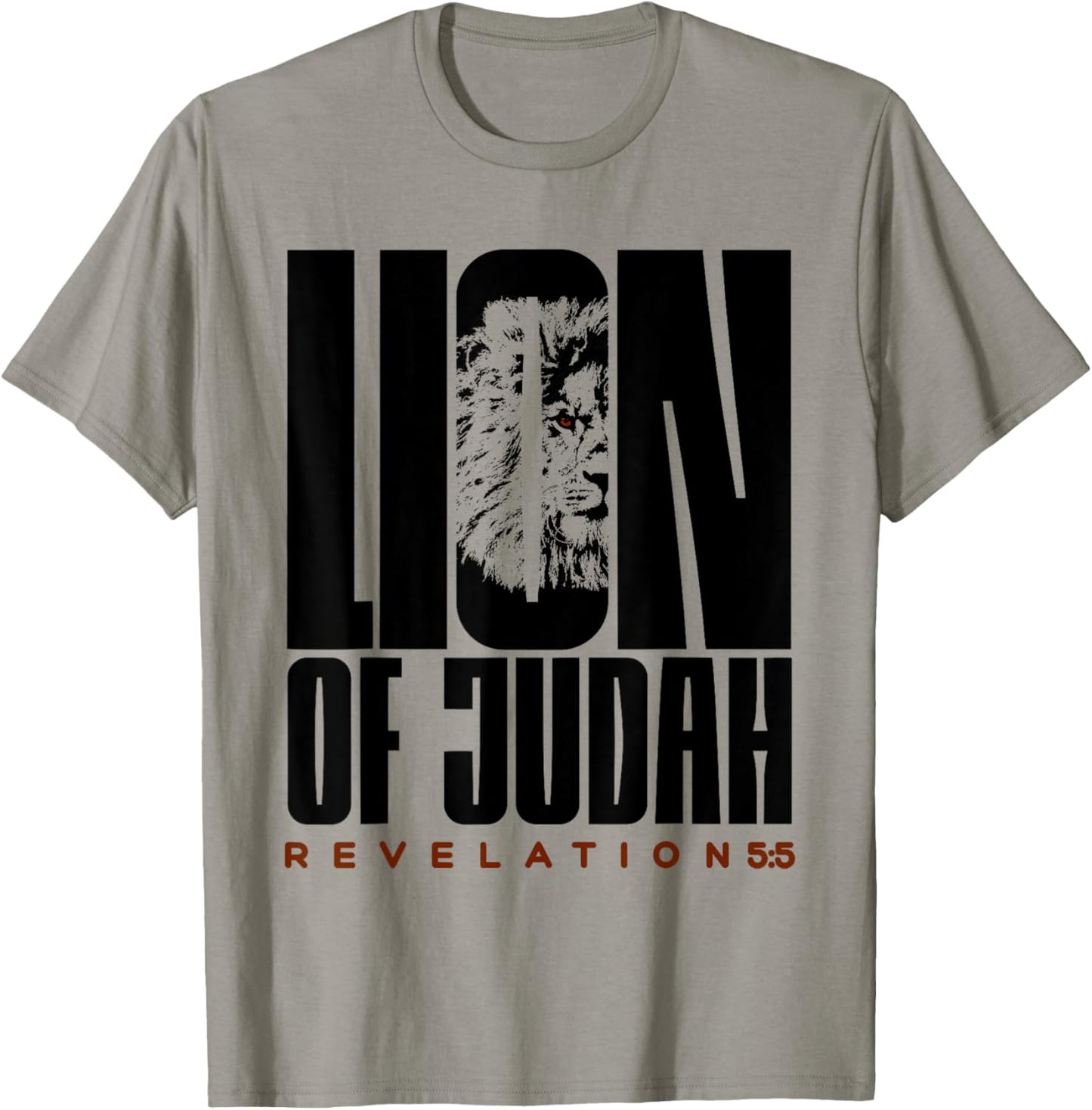 Jesus Lion of the tribe of Judah Revelation T-Shirt - T-Shirt | Sand