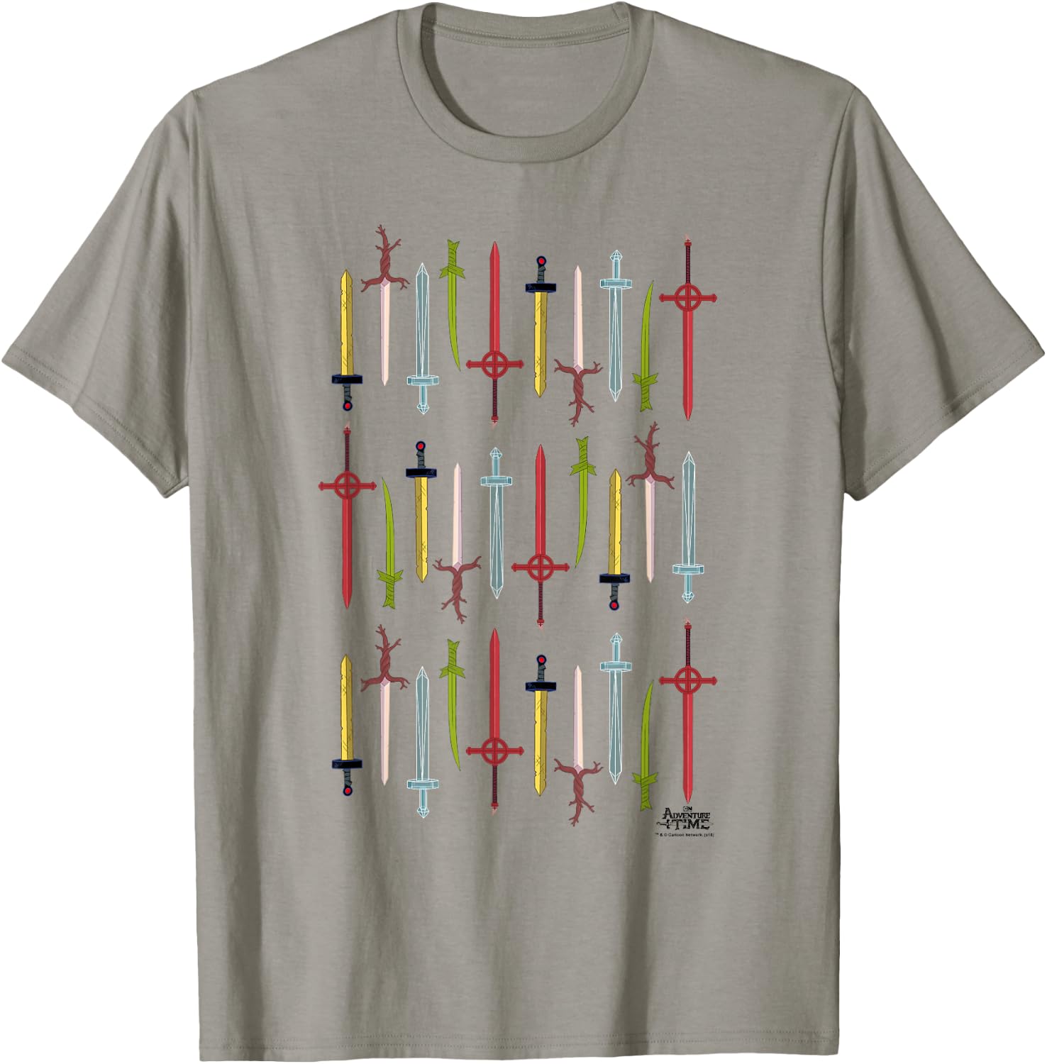 Adventure Time Swords T-Shirt - T-Shirt | Sand