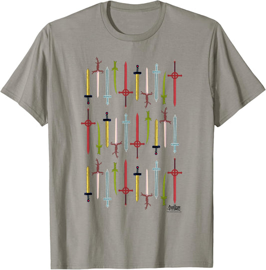 Adventure Time Swords T-Shirt - T-Shirt | Sand