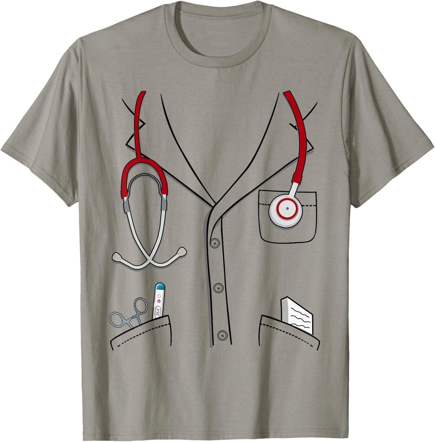 Doctor Suit Halloween Costume Kids Doctor T-Shirt - T-Shirt | Sand