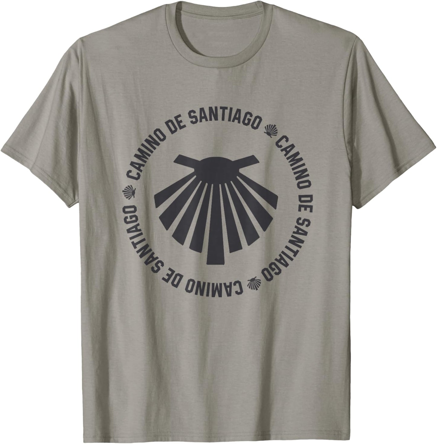 El Camino de Santiago Spain Compostela Wanderer Quotes T-Shirt - T-Shirt | Sand