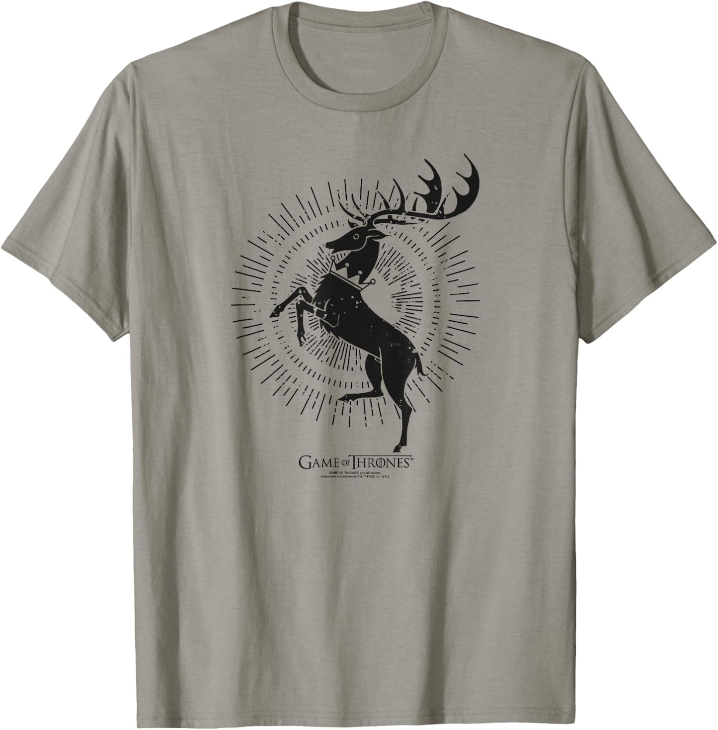 Game of Thrones Baratheon Burst Sigil T-Shirt - T-Shirt | Sand