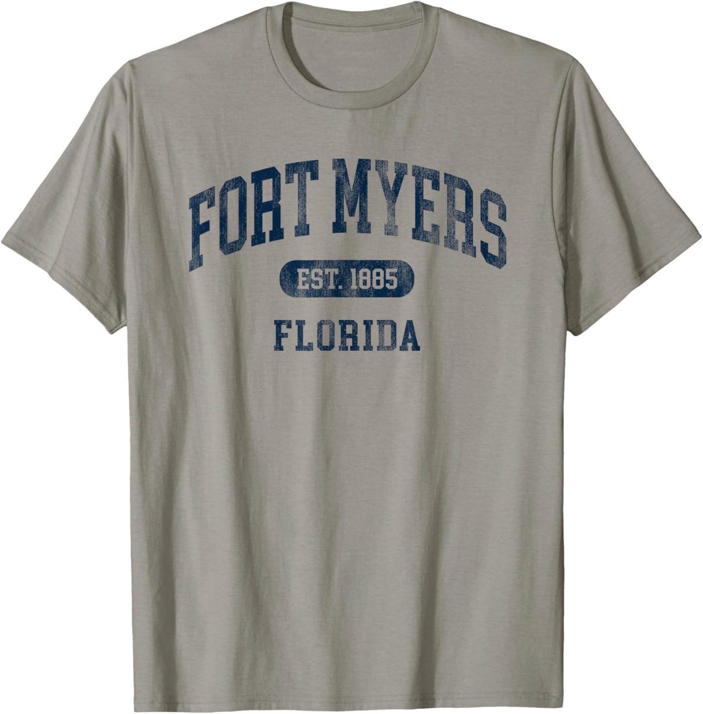 Fort Myers Florida Retro Preppy Throwback Souvenir T-Shirt - T-Shirt | Sand