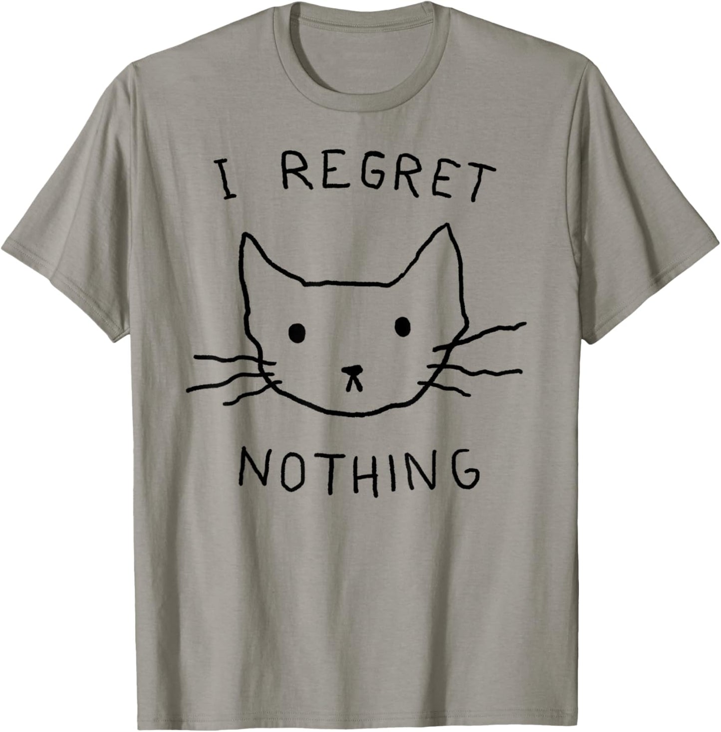 Threadless Fox Shiver I Regret Nothing Graphic T-Shirt - T-Shirt | Sand