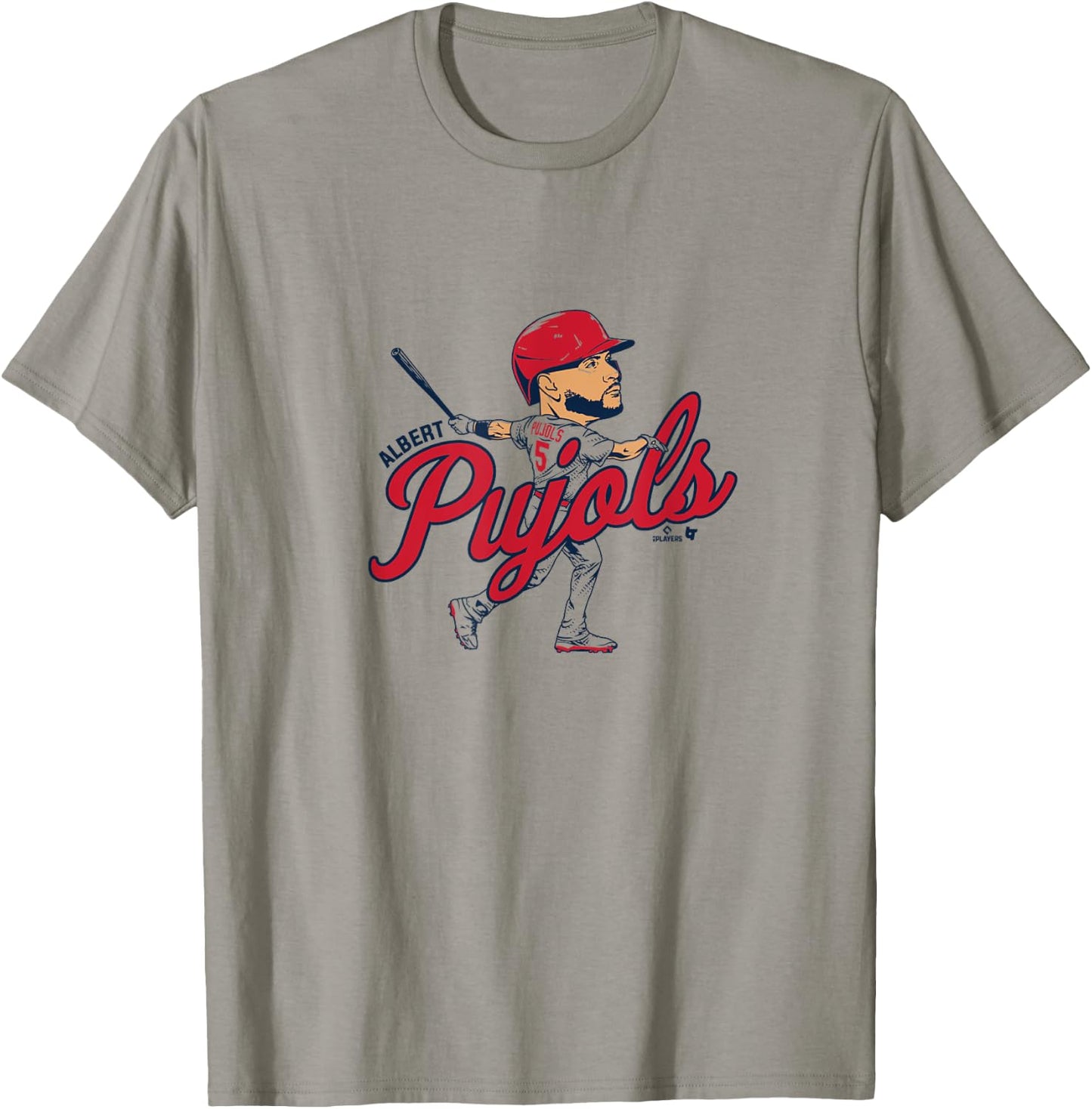 Albert Pujols - Caricature - St. Louis Baseball T-Shirt - T-Shirt | Sand