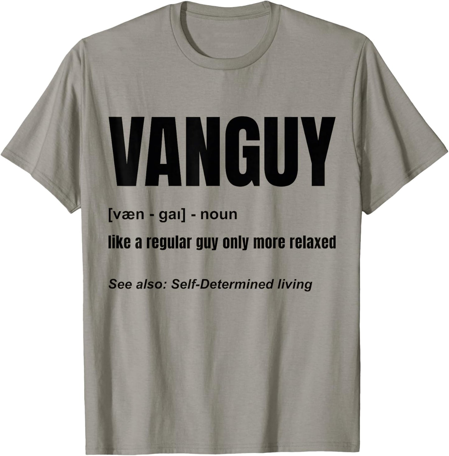 Funny Van Guy Definition - Campervan - Van Life - Lover T-Shirt - T-Shirt | Sand