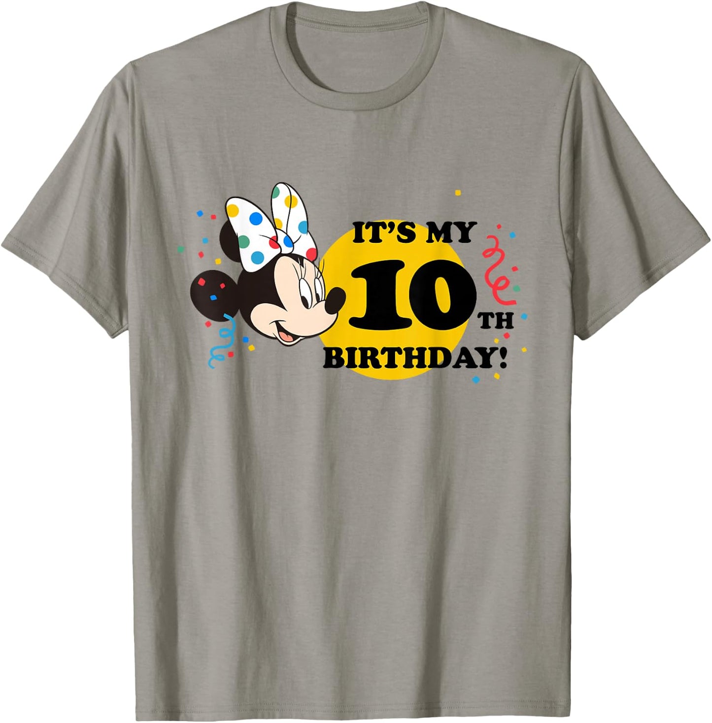 Disney Minnie Mouse 10th Birthday T-Shirt - T-Shirt | Sand