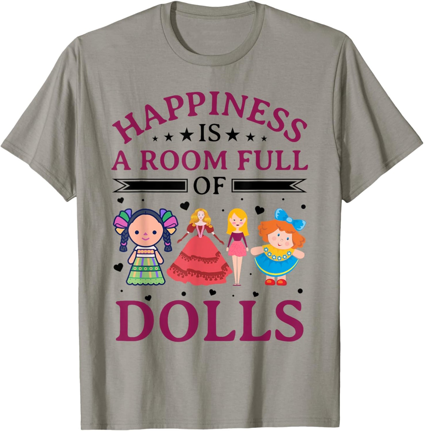 Collectible Doll Porcelain Doll Antique Doll Lover T-Shirt - T-Shirt | Sand