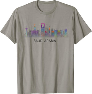 Travel Saudi Arabia Riyadh Jeddah Mecca Medina Vacation T-Shirt - T-Shirt | Sand