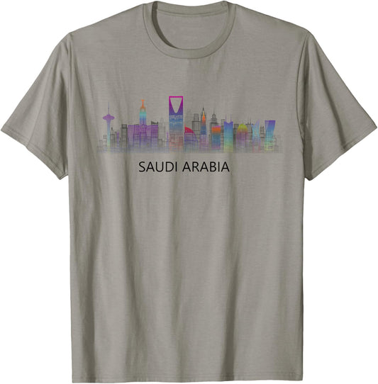 Travel Saudi Arabia Riyadh Jeddah Mecca Medina Vacation T-Shirt - T-Shirt | Sand