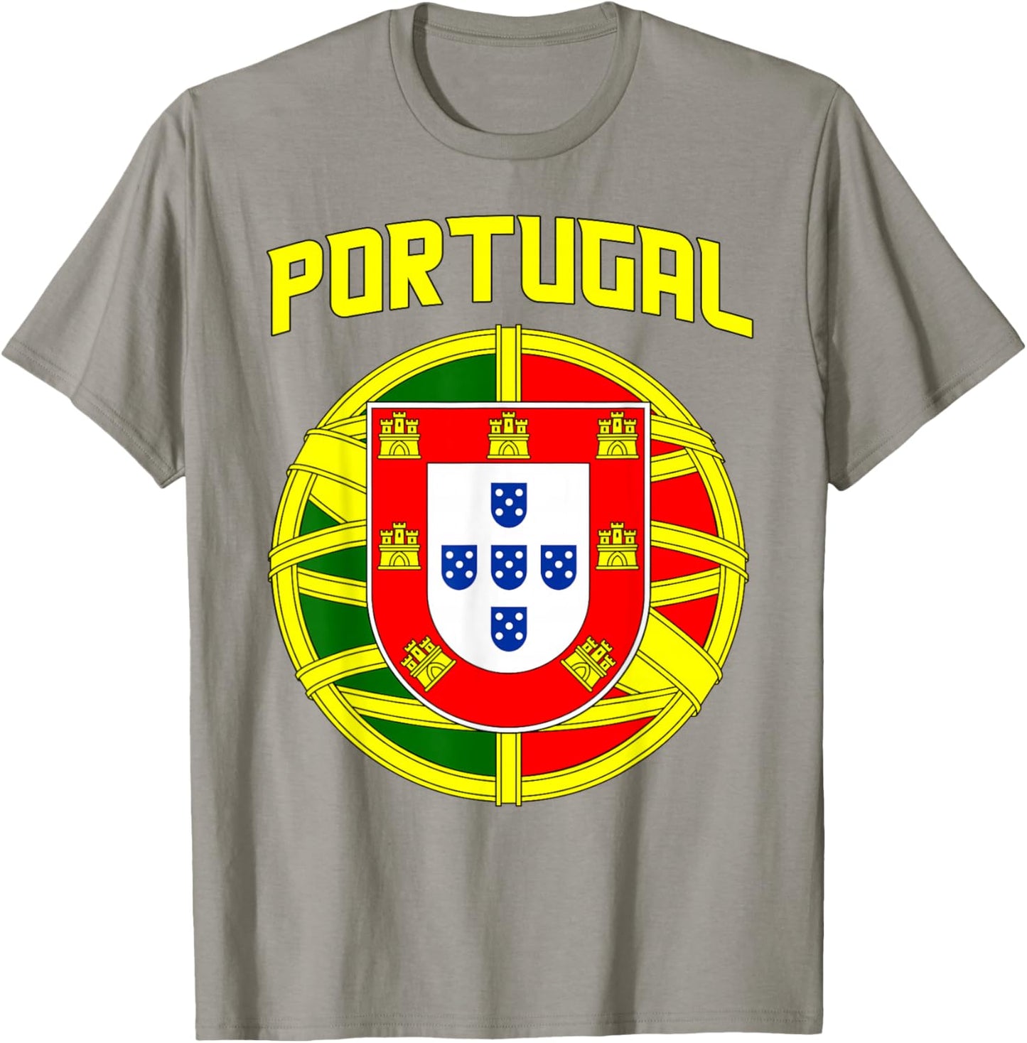 Portugal, Bandeira Portuguesa, Portuguese Patriotic Flag T-Shirt - T-Shirt | Sand