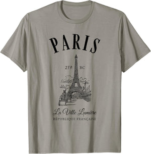 France Paris Eiffel Tower T-Shirt - T-Shirt | Sand