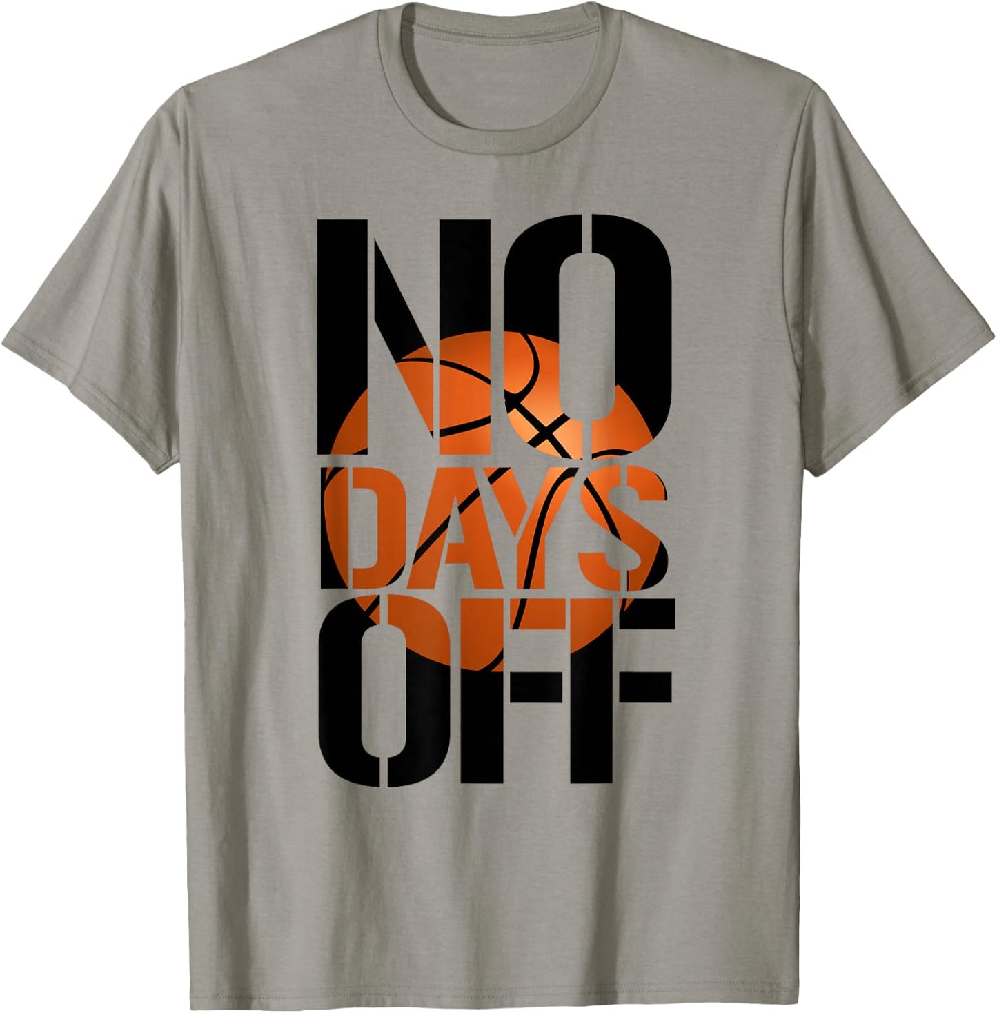 No Days Off basketball logo T-Shirt - T-Shirt | Sand
